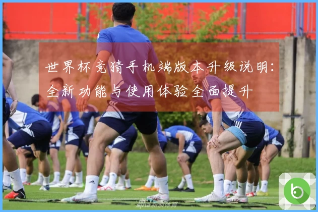 世界杯竞猜手机端版本升级说明:全新功能与使用体验全面提升