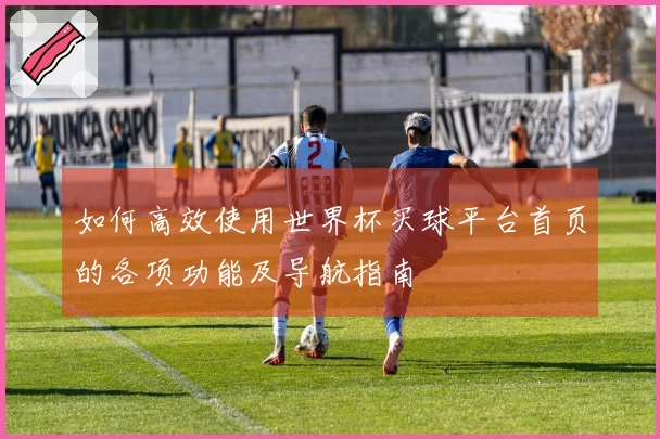 如何高效使用世界杯买球平台首页的各项功能及导航指南